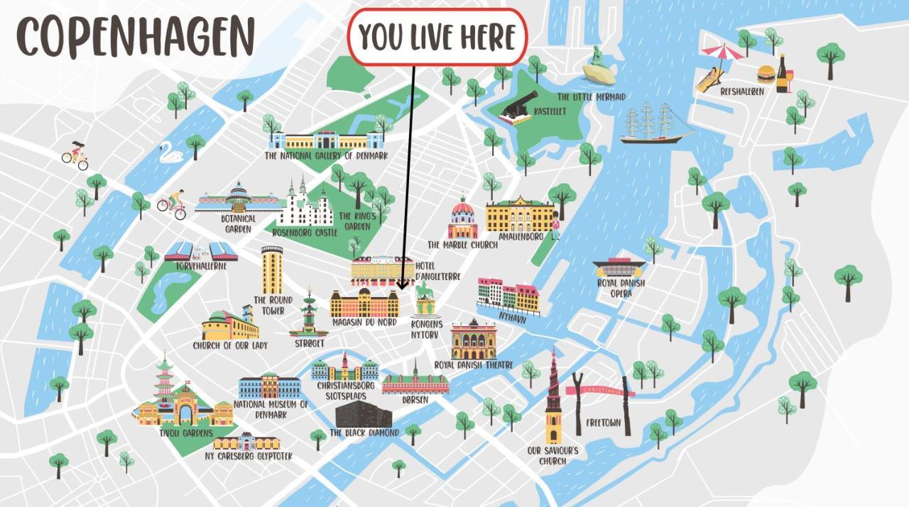 Perfect For Friends & Families 2 Bedroom Apartment In Cph Kopenhagen Bagian luar foto